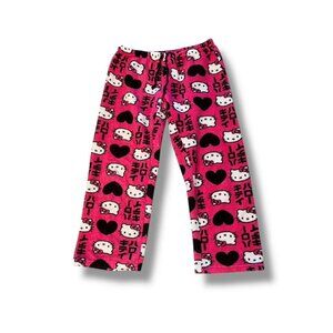 Vintage Hello Kitty Pink Fleece Lounge Pants